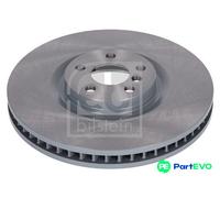 FEBI BILSTEIN FRONT LEFT 2 X BRAKE DISC 179495 FOR BMW