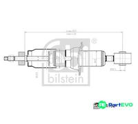 FEBI BILSTEIN FRONT LEFT RIGHT SHOCK ABSORBER 194162 FOR TOYOTA