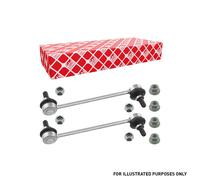 FEBI BILSTEIN Front Link/Coupling Rod Pair Fits Hyundai i30 Kia Ceed Pro Cee'D
