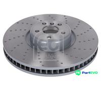 FEBI BILSTEIN FRONT RIGHT 2 X BRAKE DISC 179593 FOR BMW