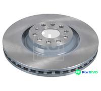 FEBI BILSTEIN FRONT RIGHT 2 X BRAKE DISC 39129 FOR AUDI SEAT SKODA VW
