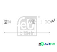 FEBI BILSTEIN FRONT RIGHT BRAKE HOSE 183699 FOR NISSAN