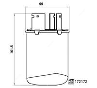 Febi Bilstein Fuel Filter 172172 - fits Renault - OE Matching and Precision Fit