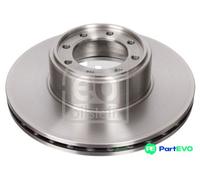 FEBI BILSTEIN REAR 2 X BRAKE DISC 101730