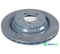 FEBI BILSTEIN REAR 2 X BRAKE DISC 104854 FOR MERCEDES-BENZ