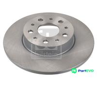 FEBI BILSTEIN REAR 2 X BRAKE DISC 105716 FOR FIAT