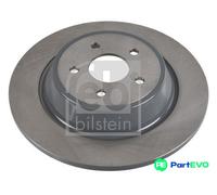 FEBI BILSTEIN REAR 2 X BRAKE DISC 107729 FOR FORD