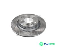 FEBI BILSTEIN REAR 2 X BRAKE DISC 108379 FOR MAZDA