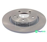 FEBI BILSTEIN REAR 2 X BRAKE DISC 108382 FOR TOYOTA