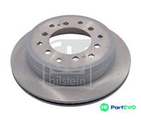 FEBI BILSTEIN REAR 2 X BRAKE DISC 108393 FOR TOYOTA