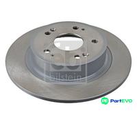 FEBI BILSTEIN REAR 2 X BRAKE DISC 108486 FOR HONDA