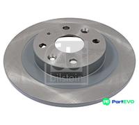 FEBI BILSTEIN REAR 2 X BRAKE DISC 108493 FOR MAZDA
