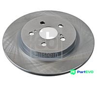 FEBI BILSTEIN REAR 2 X BRAKE DISC 108508 FOR TOYOTA