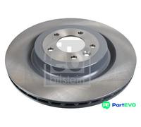 FEBI BILSTEIN REAR 2 X BRAKE DISC 108534 FOR LAND ROVER