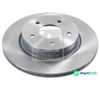 FEBI BILSTEIN REAR 2 X BRAKE DISC 108552 FOR NISSAN
