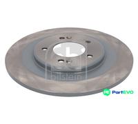 FEBI BILSTEIN REAR 2 X BRAKE DISC 108563 FOR HYUNDAI