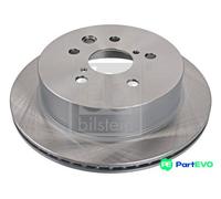 FEBI BILSTEIN REAR 2 X BRAKE DISC 108570 FOR LEXUS