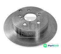 FEBI BILSTEIN REAR 2 X BRAKE DISC 108572 FOR TOYOTA