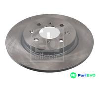 FEBI BILSTEIN REAR 2 X BRAKE DISC 108610 FOR HONDA
