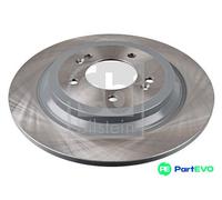 FEBI BILSTEIN REAR 2 X BRAKE DISC 108637 FOR HYUNDAI KIA
