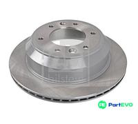 FEBI BILSTEIN REAR 2 X BRAKE DISC 170695
