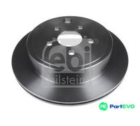 FEBI BILSTEIN REAR 2 X BRAKE DISC 170852 FOR SUBARU