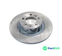 FEBI BILSTEIN REAR 2 X BRAKE DISC 175517 FOR PEUGEOT