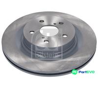 FEBI BILSTEIN REAR 2 X BRAKE DISC 179062