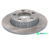 FEBI BILSTEIN REAR 2 X BRAKE DISC 18488 FOR AUDI SEAT SKODA VW