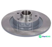 FEBI BILSTEIN REAR 2 X BRAKE DISC 185812 FOR RENAULT