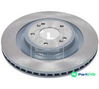 FEBI BILSTEIN REAR 2 X BRAKE DISC 196890