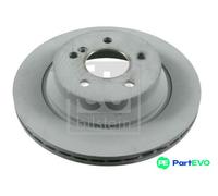 FEBI BILSTEIN REAR 2 X BRAKE DISC 22162 FOR MERCEDES-BENZ