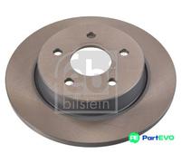 FEBI BILSTEIN REAR 2 X BRAKE DISC 24619 FOR FORD