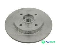 FEBI BILSTEIN REAR 2 X BRAKE DISC 27201 FOR CITROËN PEUGEOT