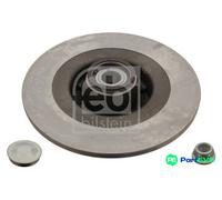 FEBI BILSTEIN REAR 2 X BRAKE DISC 28156 FOR RENAULT