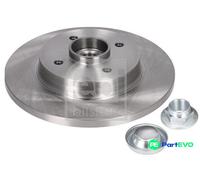 FEBI BILSTEIN REAR 2 X BRAKE DISC 37680 FOR CITROËN PEUGEOT