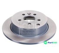 FEBI BILSTEIN REAR 2 X BRAKE DISC 43824 FOR LAND ROVER