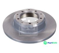 FEBI BILSTEIN REAR 2 X BRAKE DISC 43825 FOR LAND ROVER