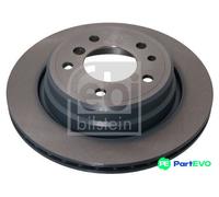 FEBI BILSTEIN REAR 2 X BRAKE DISC 43834 FOR BMW