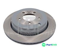 FEBI BILSTEIN REAR 2 X BRAKE DISC 43849 FOR LAND ROVER