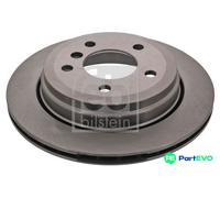 FEBI BILSTEIN REAR 2 X BRAKE DISC 43857 FOR BMW