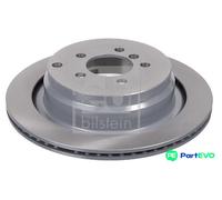 FEBI BILSTEIN REAR 2 X BRAKE DISC 43888 FOR LAND ROVER