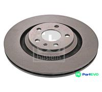 FEBI BILSTEIN REAR 2 X BRAKE DISC 43909 FOR AUDI