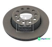 FEBI BILSTEIN REAR 2 X BRAKE DISC 43932 FOR AUDI
