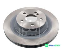 FEBI BILSTEIN REAR 2 X BRAKE DISC 43977 FOR MERCEDES-BENZ