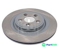FEBI BILSTEIN REAR 2 X BRAKE DISC 44135 FOR JAGUAR
