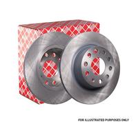 FEBI BILSTEIN Rear Brake Discs Pair Braking Service Fits Mercedes-Benz S-Class