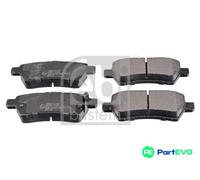 FEBI BILSTEIN REAR DISC BRAKE BRAKE PAD SET 116351 FOR NISSAN