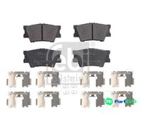 FEBI BILSTEIN REAR DISC BRAKE BRAKE PAD SET 16651 FOR TOYOTA