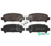 FEBI BILSTEIN REAR DISC BRAKE BRAKE PAD SET 16659 FOR MITSUBISHI SUBARU